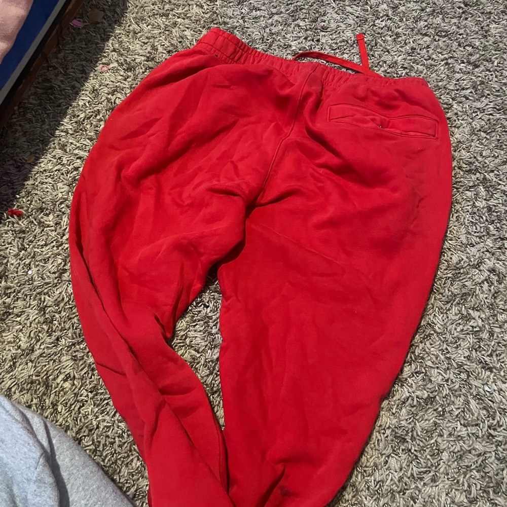 Nike red sweats